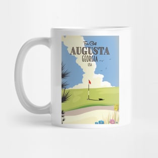Augusta Georgia Golf Poster Mug